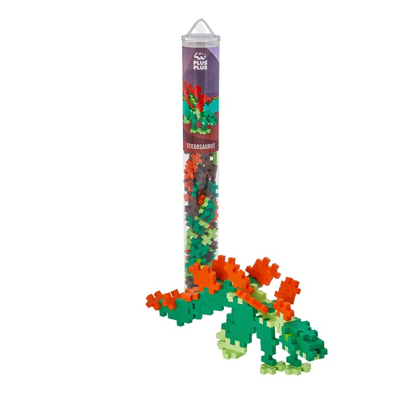 Stegosaurus - 100 Piece Tube Plus-Plus Instructions