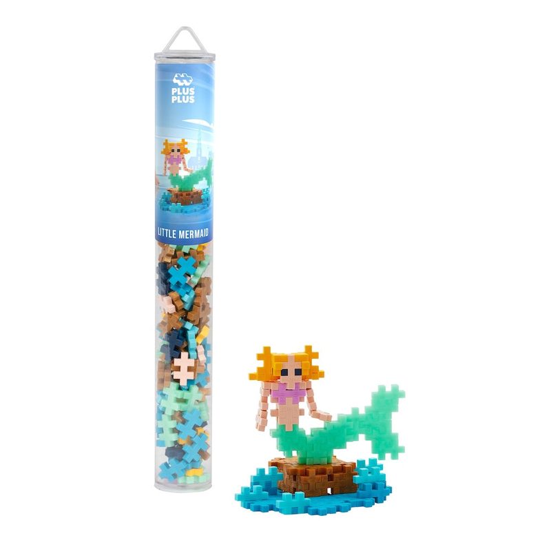 The Little Mermaid - 100 Piece Tube Plus-Plus Instructions