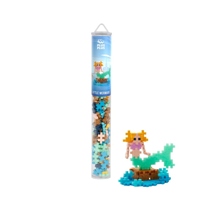 The Little Mermaid - 70 Piece Tube Plus-Plus Instructions