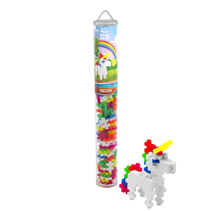 Unicorn - 100 Piece Tube Plus-Plus Instructions