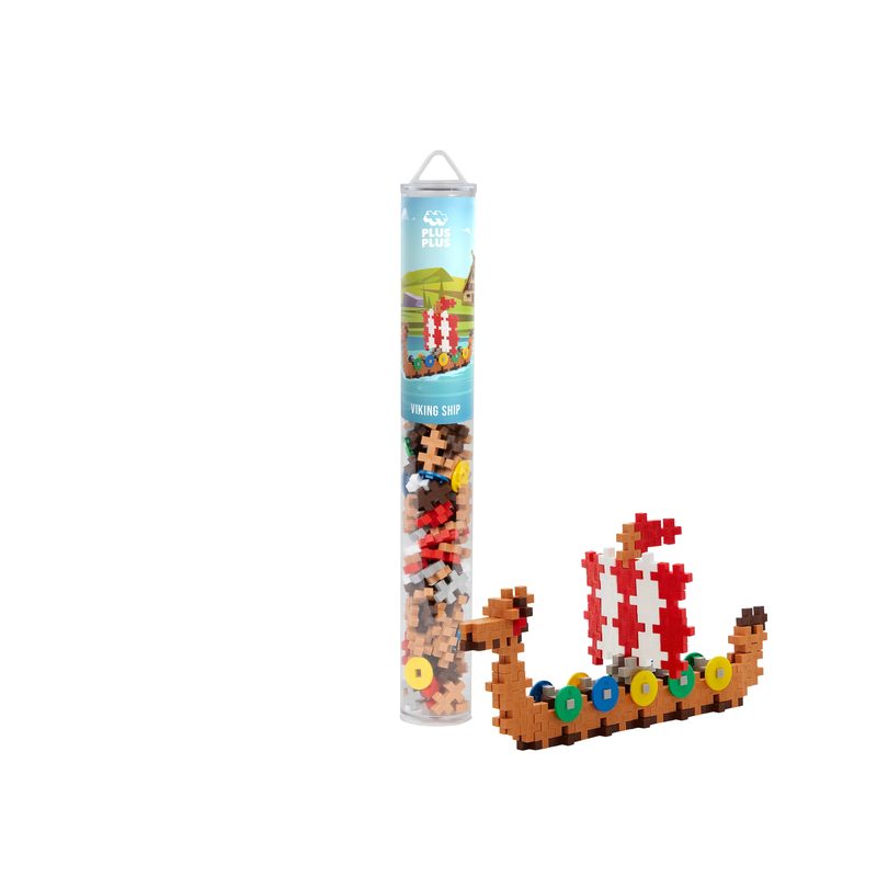 Viking Ship - 70 Piece Tube Plus-Plus Instructions